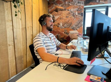 Een werkplek in huis