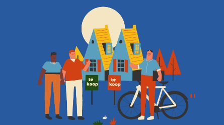 Afkoeling woningmarkt: voor zevende keer op rij minder kijkers