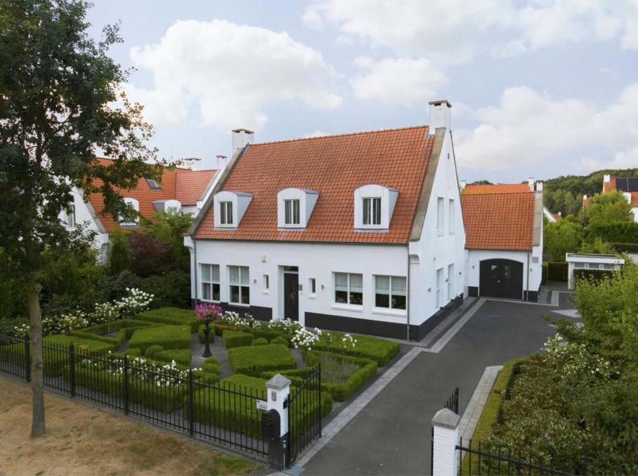 5 x witte woning te koop